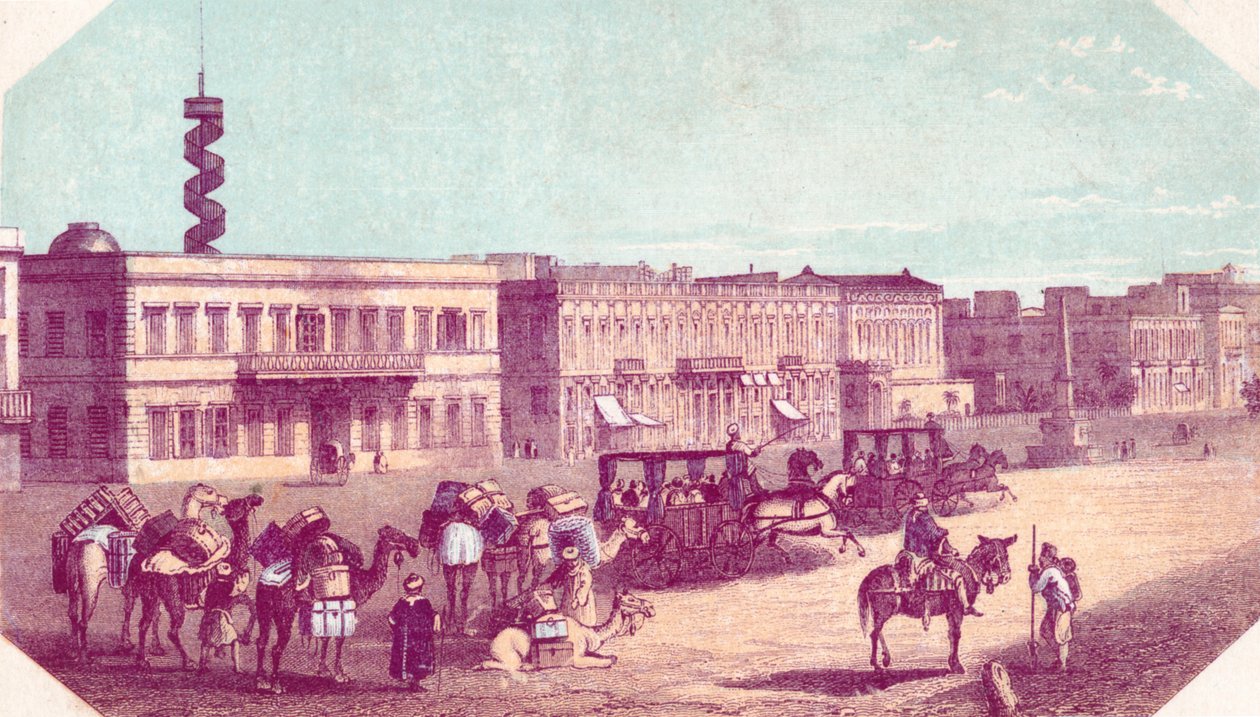 Náměstí v Alexandrii, 19. století od Unbekannt