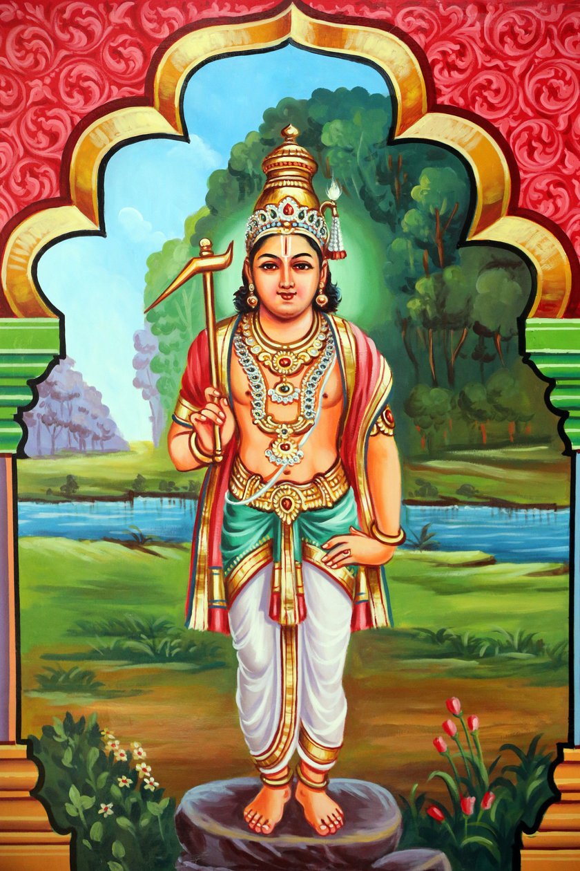 Hinduistický chrám Sri Vadampathira Kaliyamman. Avatar ten Višnu. Lord Balaramath pověřený. Singapur od Unbekannt