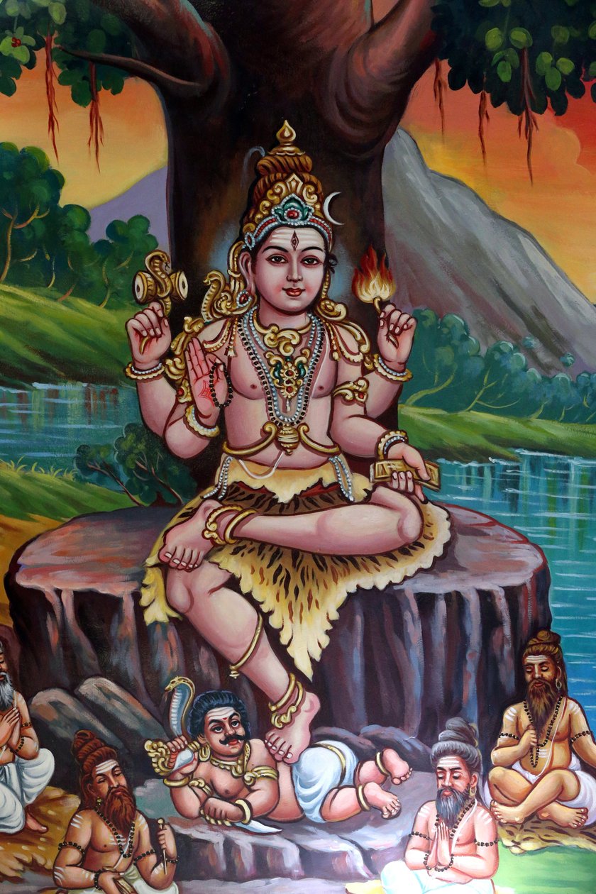 Hinduistický chrám Sri Vadampathira Kaliyamman. Shiva. Singapur od Unbekannt
