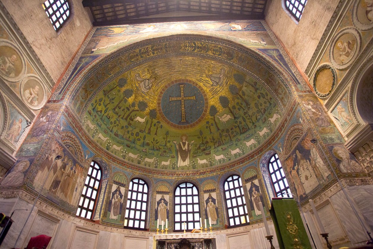 Kostel St. Apollinare Nuovo, mozaika, Ravenna, Itálie (foto) od Unbekannt