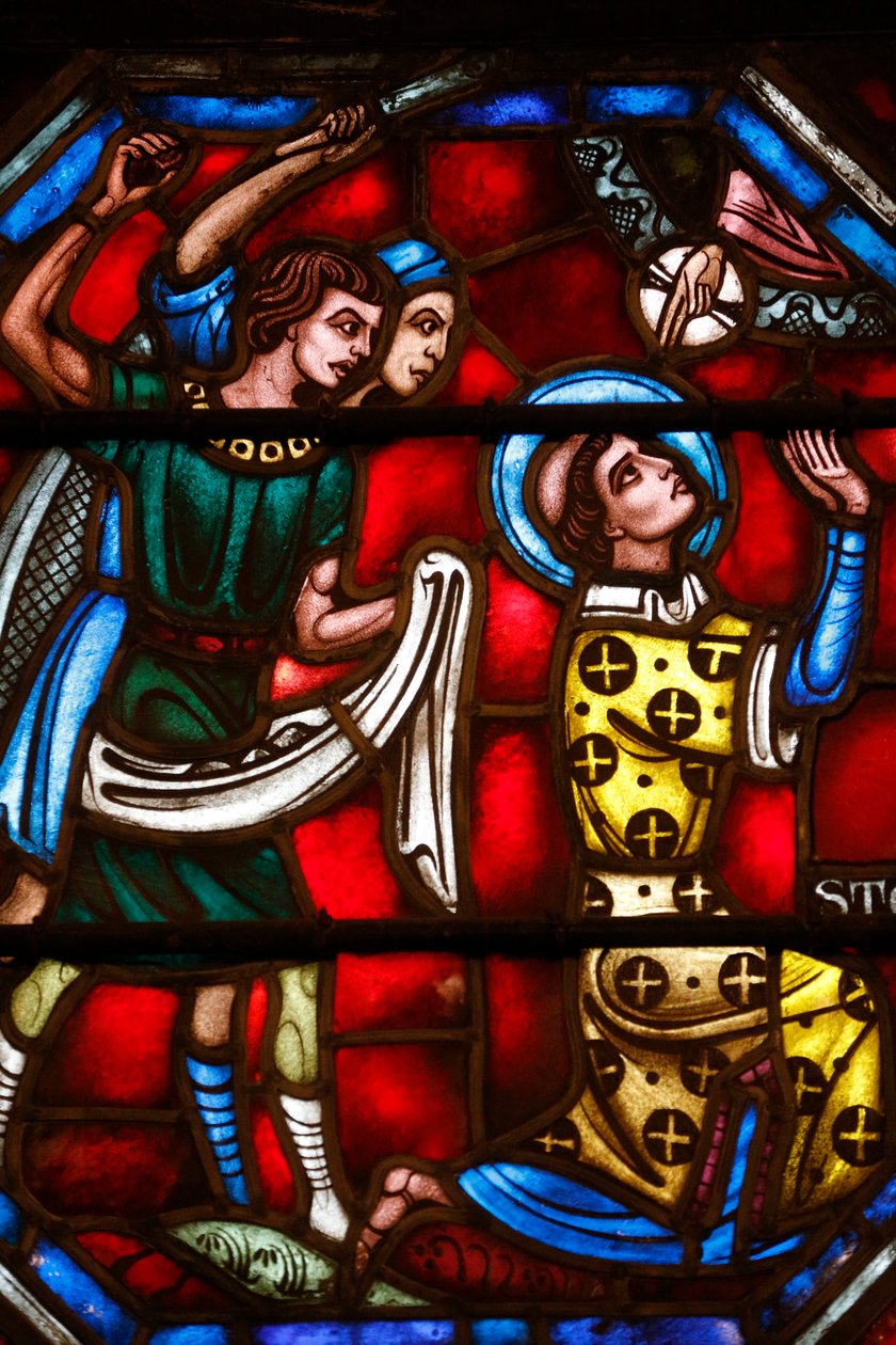 Kostel St Barth - Okno z barevného skla - St Stephen - New York, Spojené státy americké od Unbekannt