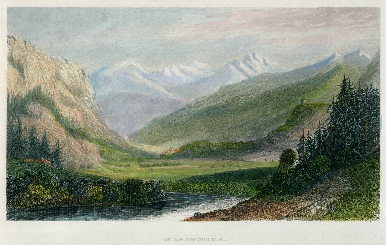St Branchier, 19. století od Unbekannt