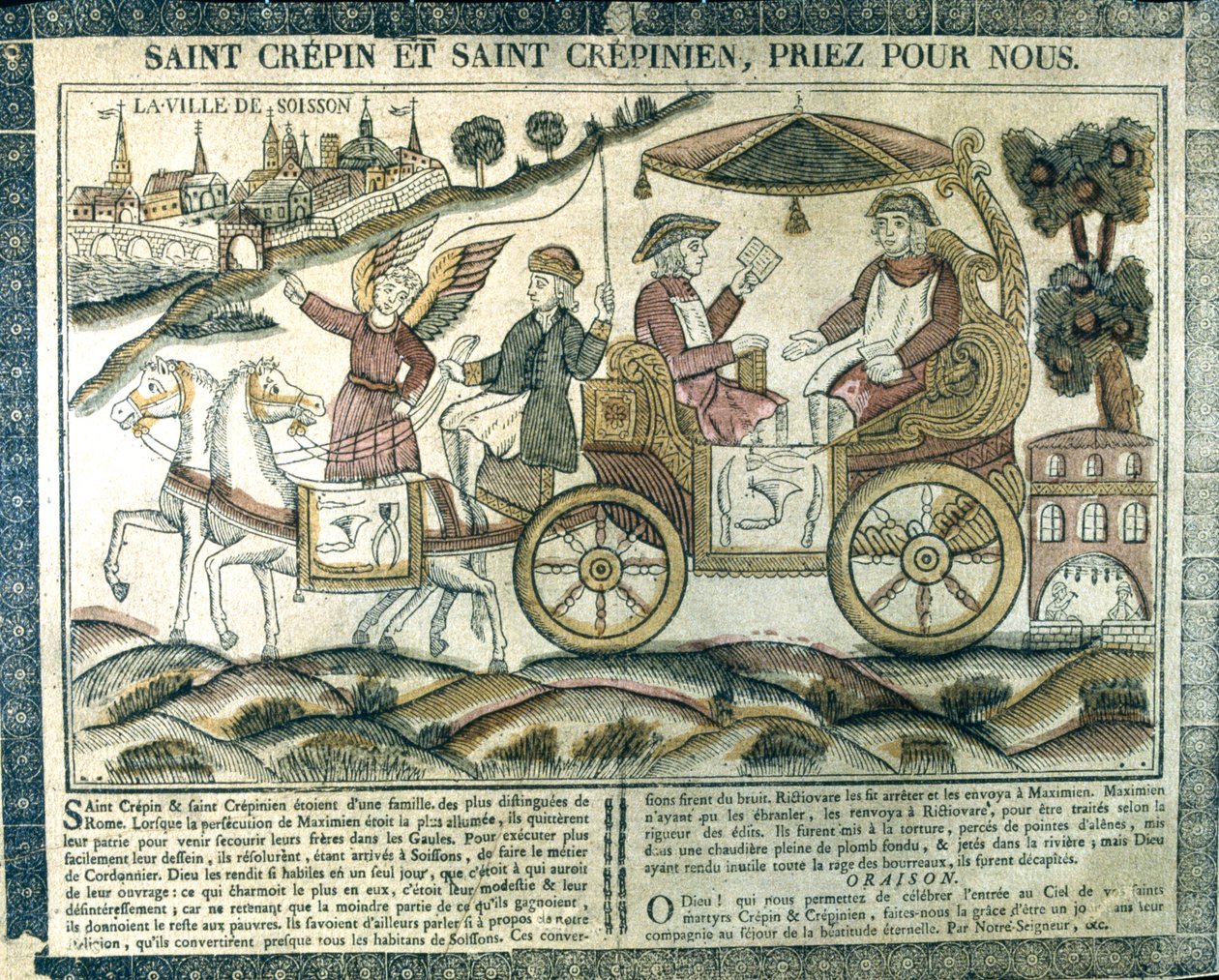 St Crispin a St Crispinian, křesťanští mučedníci, 19. století od Unbekannt