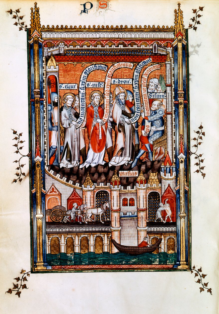 St Denis před Sissinius, 1317 od Unbekannt
