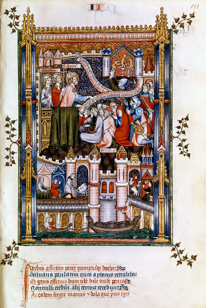 Kázání svatého Denise, 1317 od Unbekannt