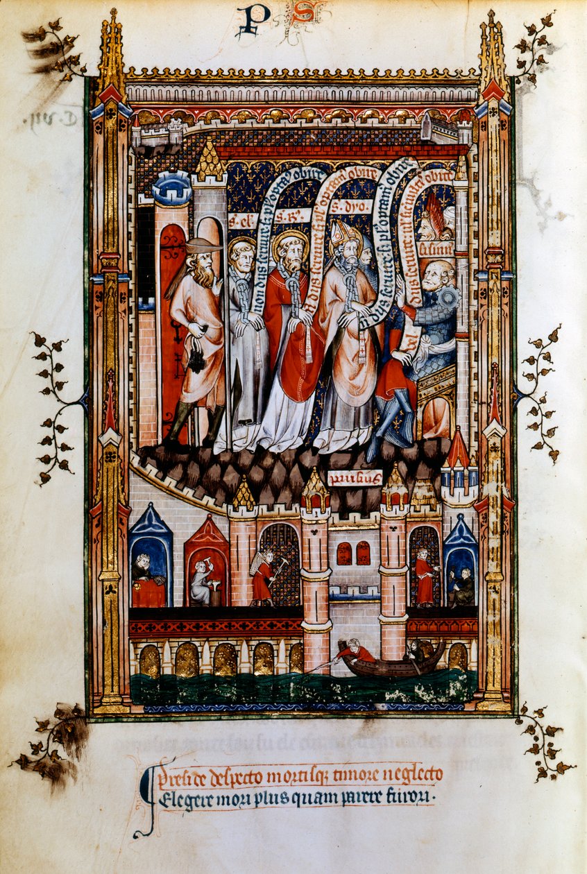 St Denis odvezen do Sisinnia, 1317 od Unbekannt