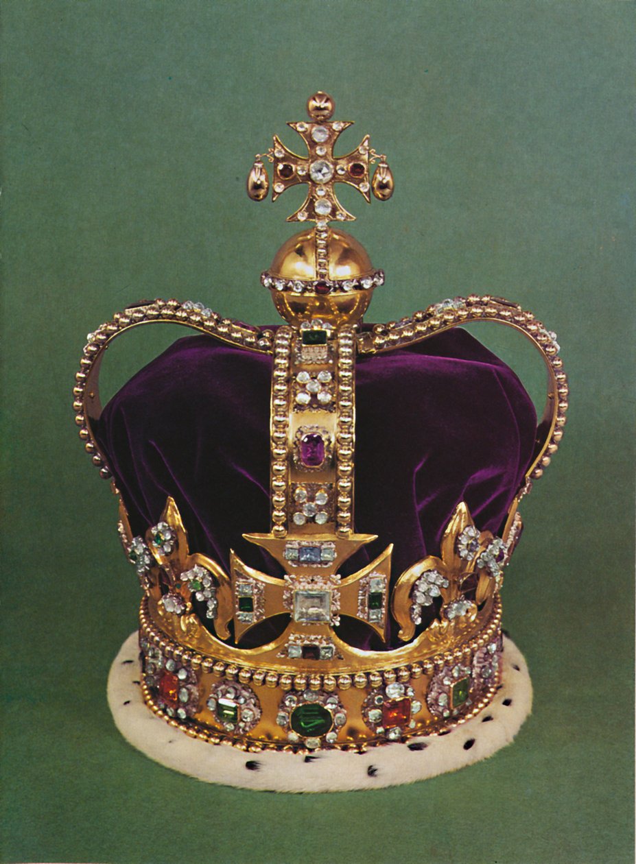 St. Edwards Crown, kterou je panovník korunován, 1953 od Unbekannt