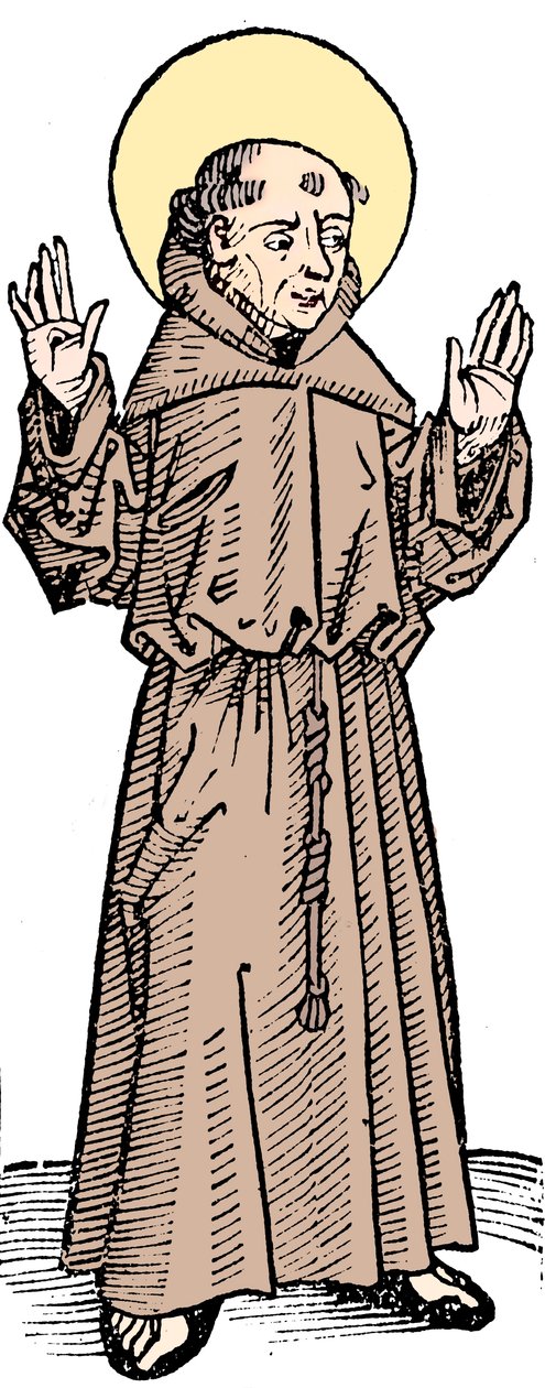 Svatý František z Assisi, italský kněz a zakladatel františkánského řádu, 1493 od Unbekannt