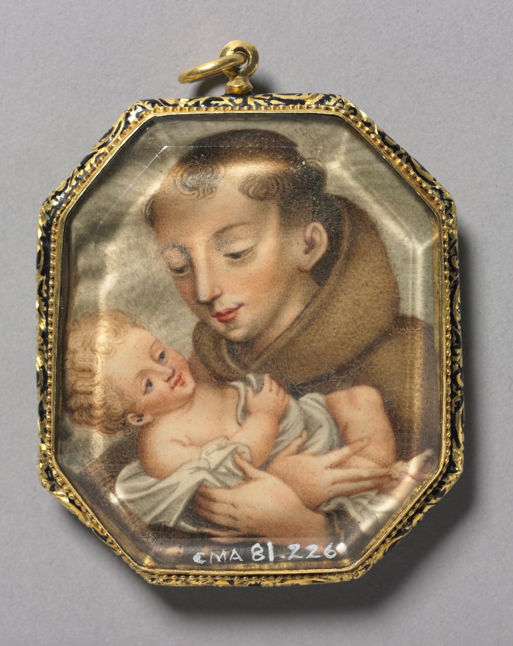 Sv. František s Ježíškem verso, c. 1660. od Unbekannt