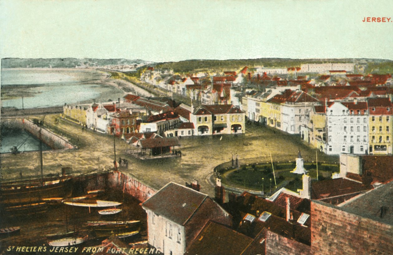 St. Heliers Jersey z Fort Regent, 1906. od Unbekannt