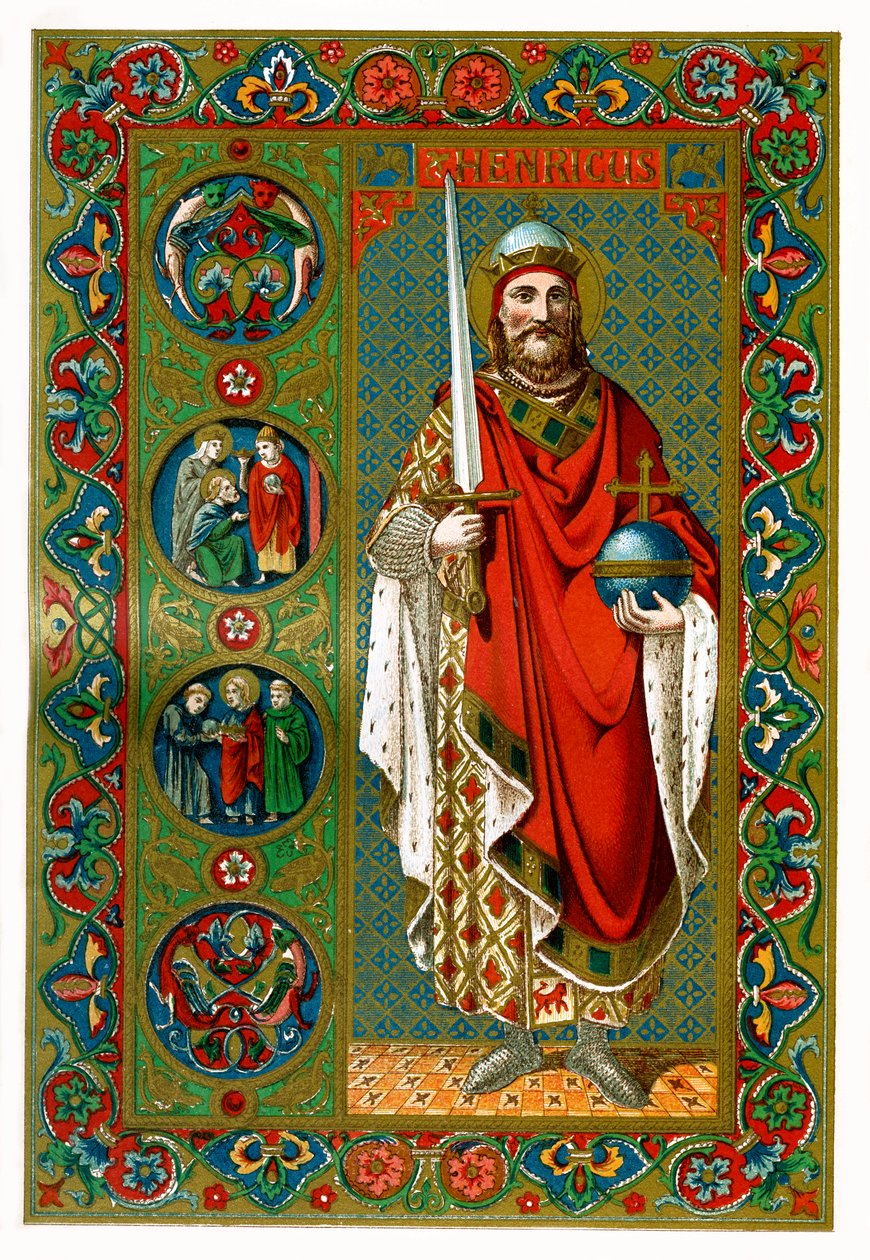 Svatý Jindřich, císař Svaté říše římské, 1886 od Unbekannt