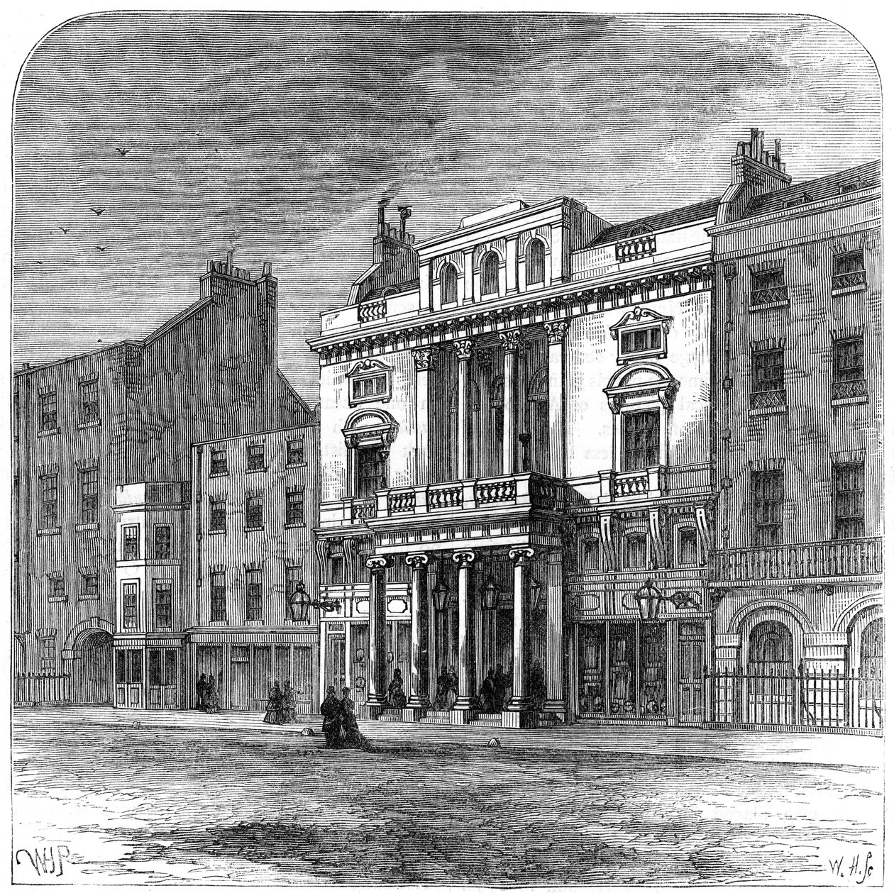 St Jamess Theatre, Londýn, 1891 od Unbekannt