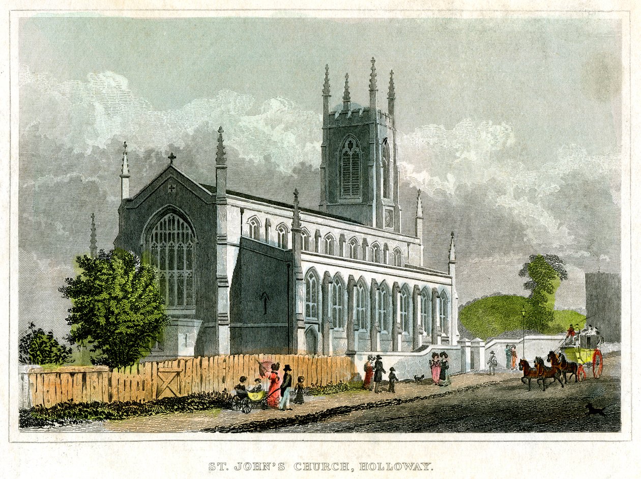 Kostel St Johns, Holloway, Islington, Londýn od Unbekannt