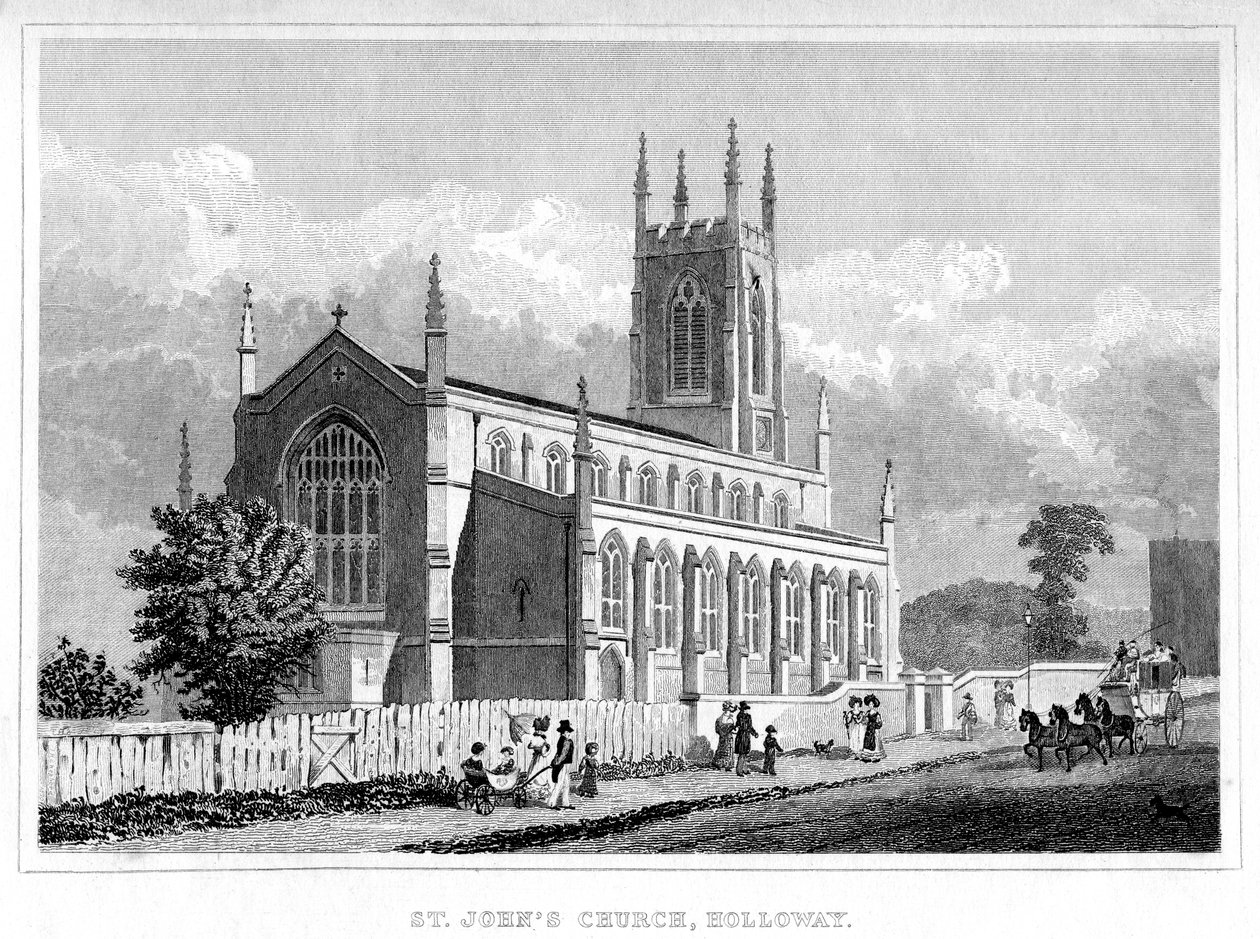 Kostel St Johns, Holloway, Londýn od Unbekannt