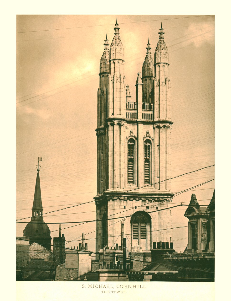 St Michael, Cornhill, The Tower, polovina konce 19. století. od Unbekannt