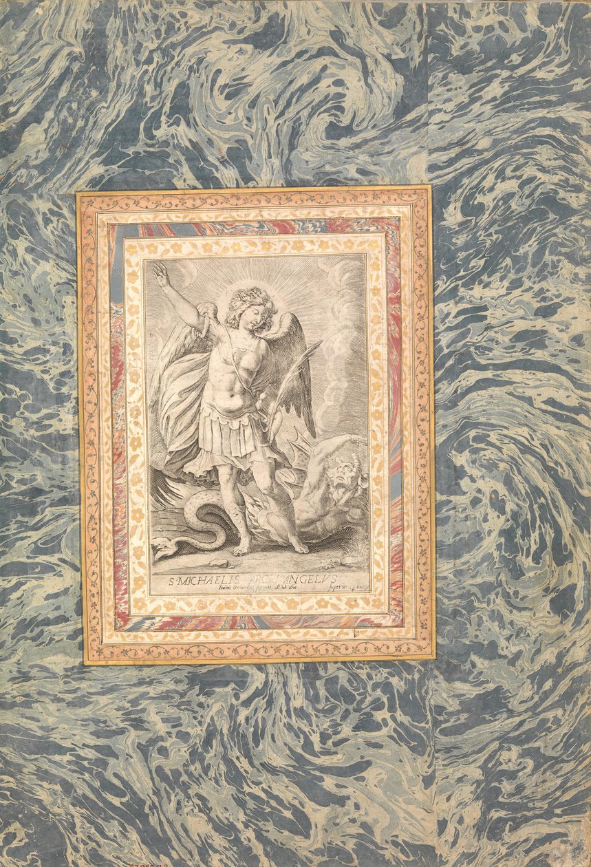 Sv. Michael, archanděl, Folio z Belliniho alba, ca. 1600. od Unbekannt