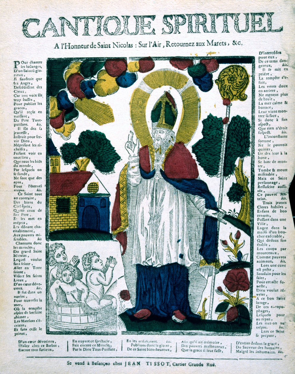 Svatý Mikuláš, 19. století od Unbekannt