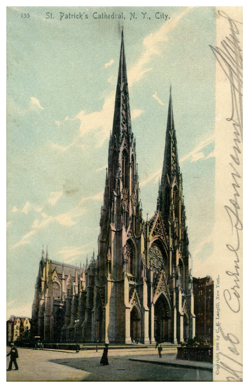 Katedrála svatého Patrika, New York City, New York, USA, 1902 od Unbekannt