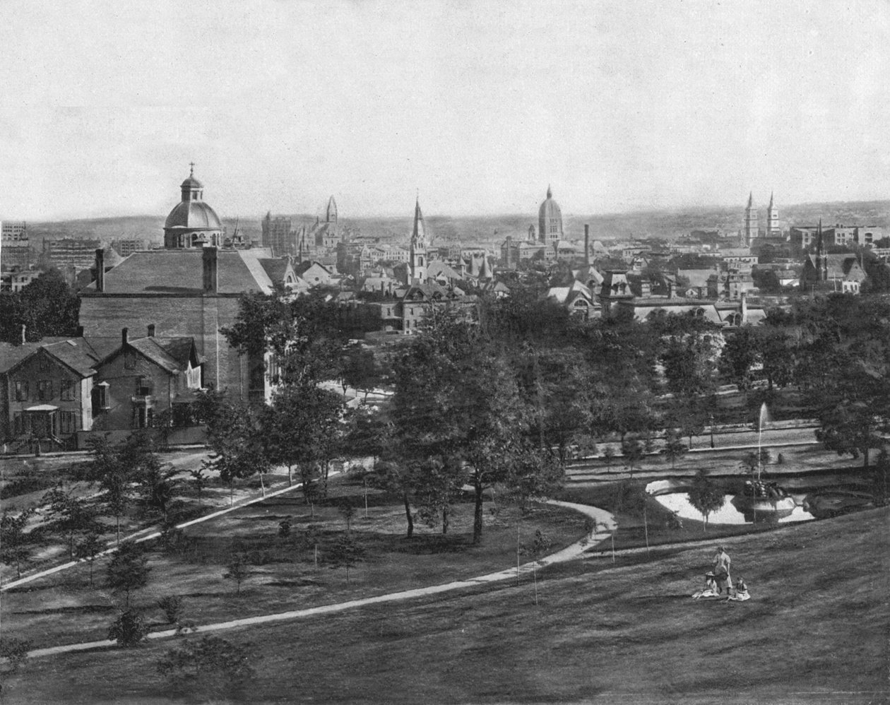 St Paul z Merriams Hill, Minnesota, USA, c1900. od Unbekannt