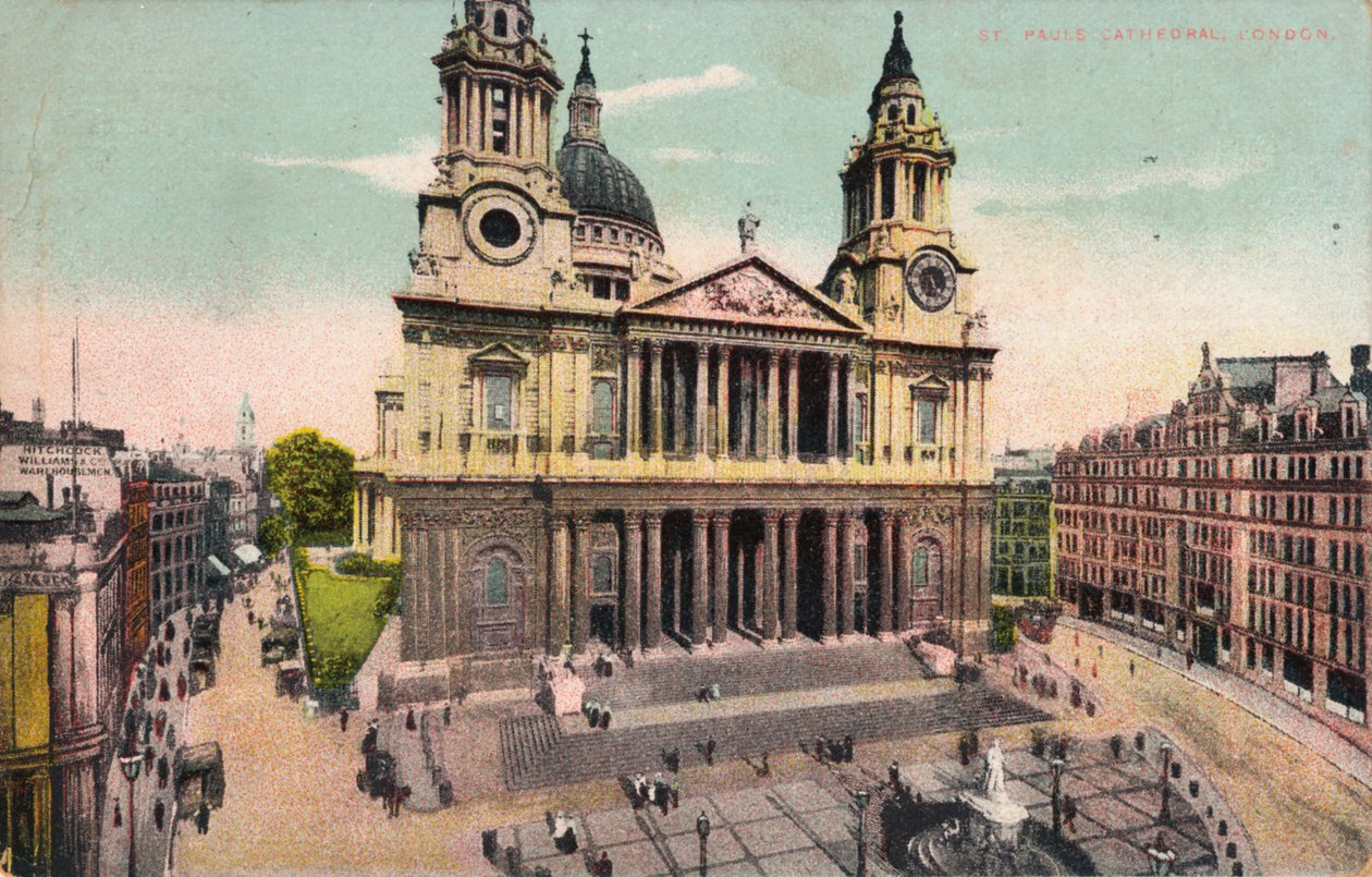 Katedrála St. Pauls, Londýn, c1905 od Unbekannt