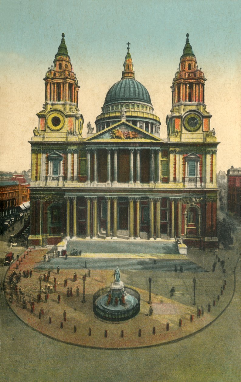 Katedrála St. Pauls, Londýn, c1910. od Unbekannt