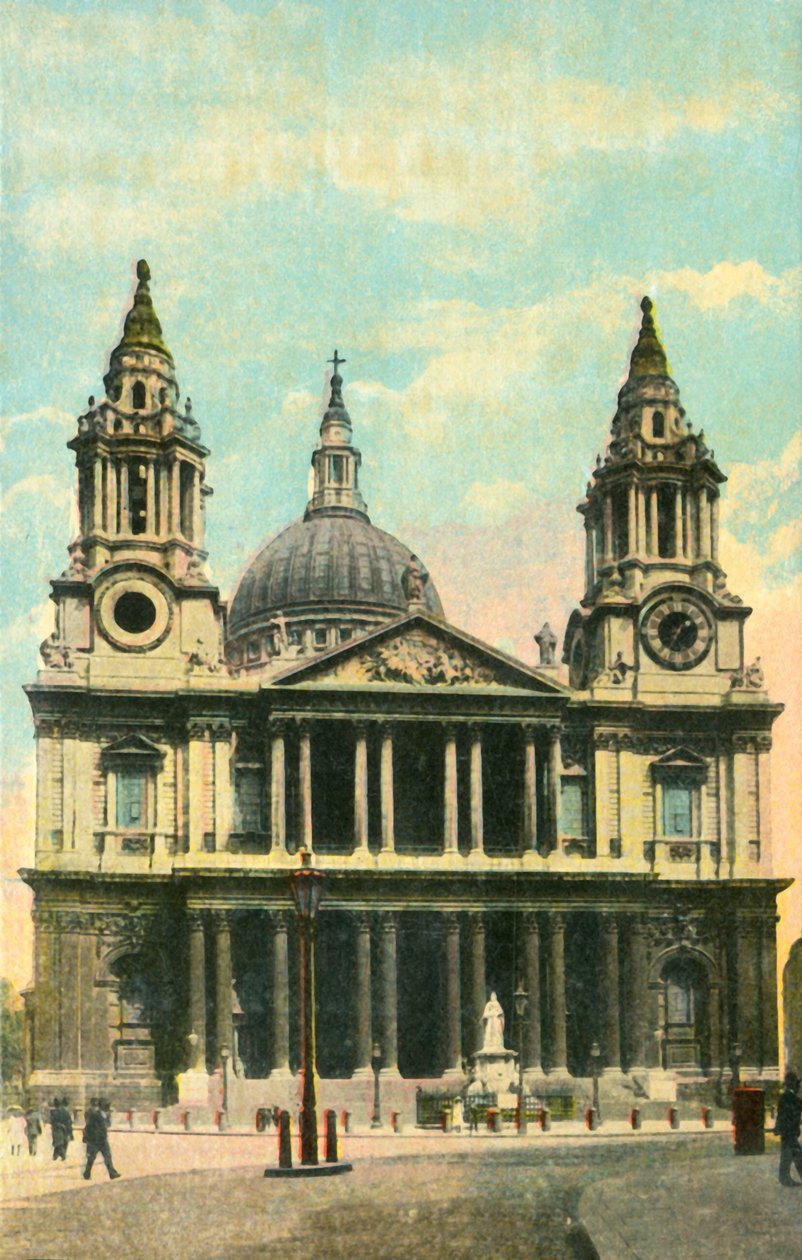 Katedrála St. Pauls, Londýn, c1910. od Unbekannt