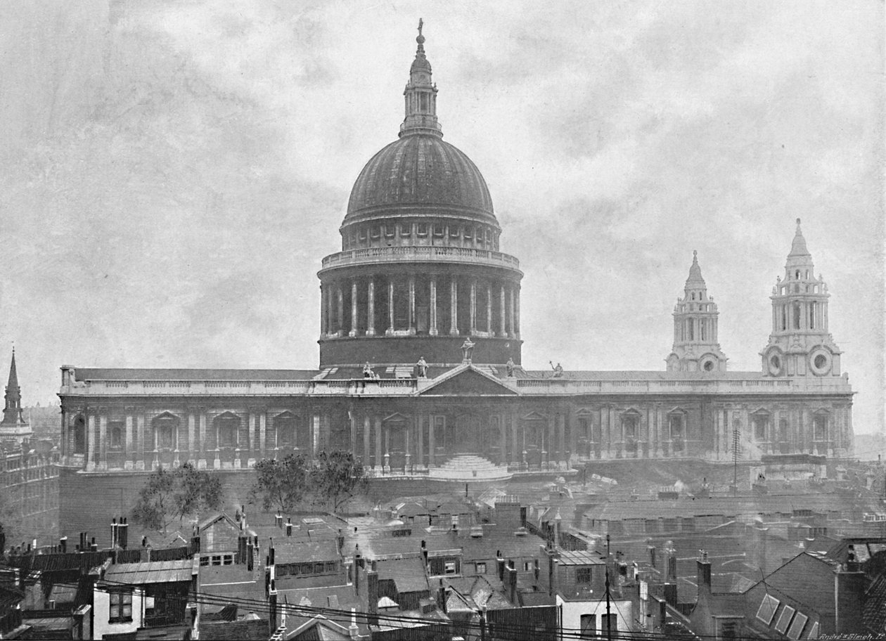 Katedrála St. Pauls, c1896 od Unbekannt