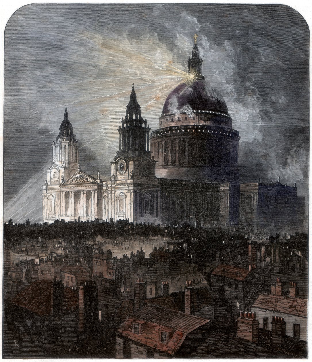 Katedrála svatého Pavla na Den díkůvzdání, 1872 od Unbekannt