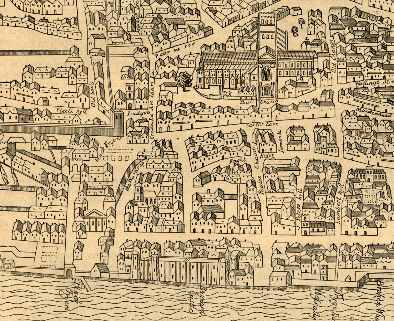 St. Pauls a sousedství, 1897. od Unbekannt