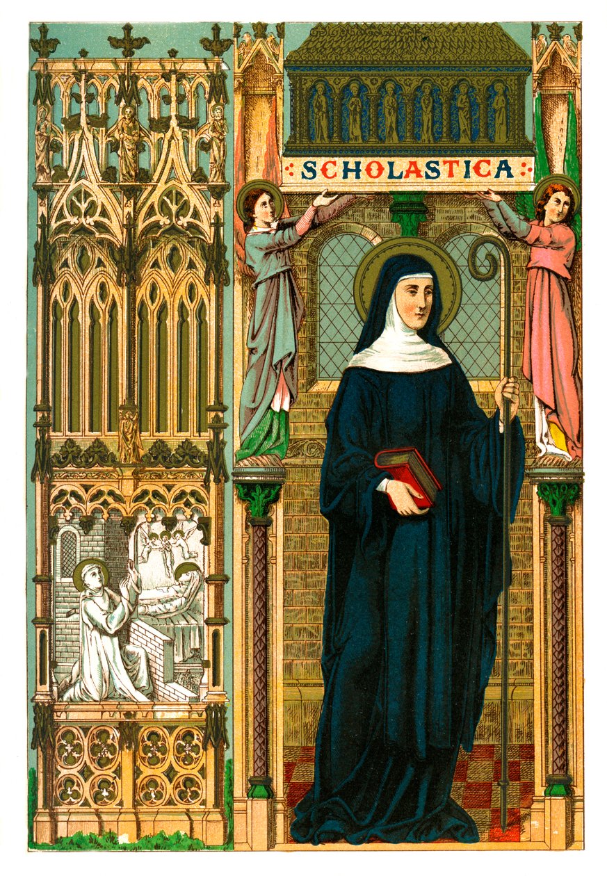 St Scholastica, 1886 od Unbekannt