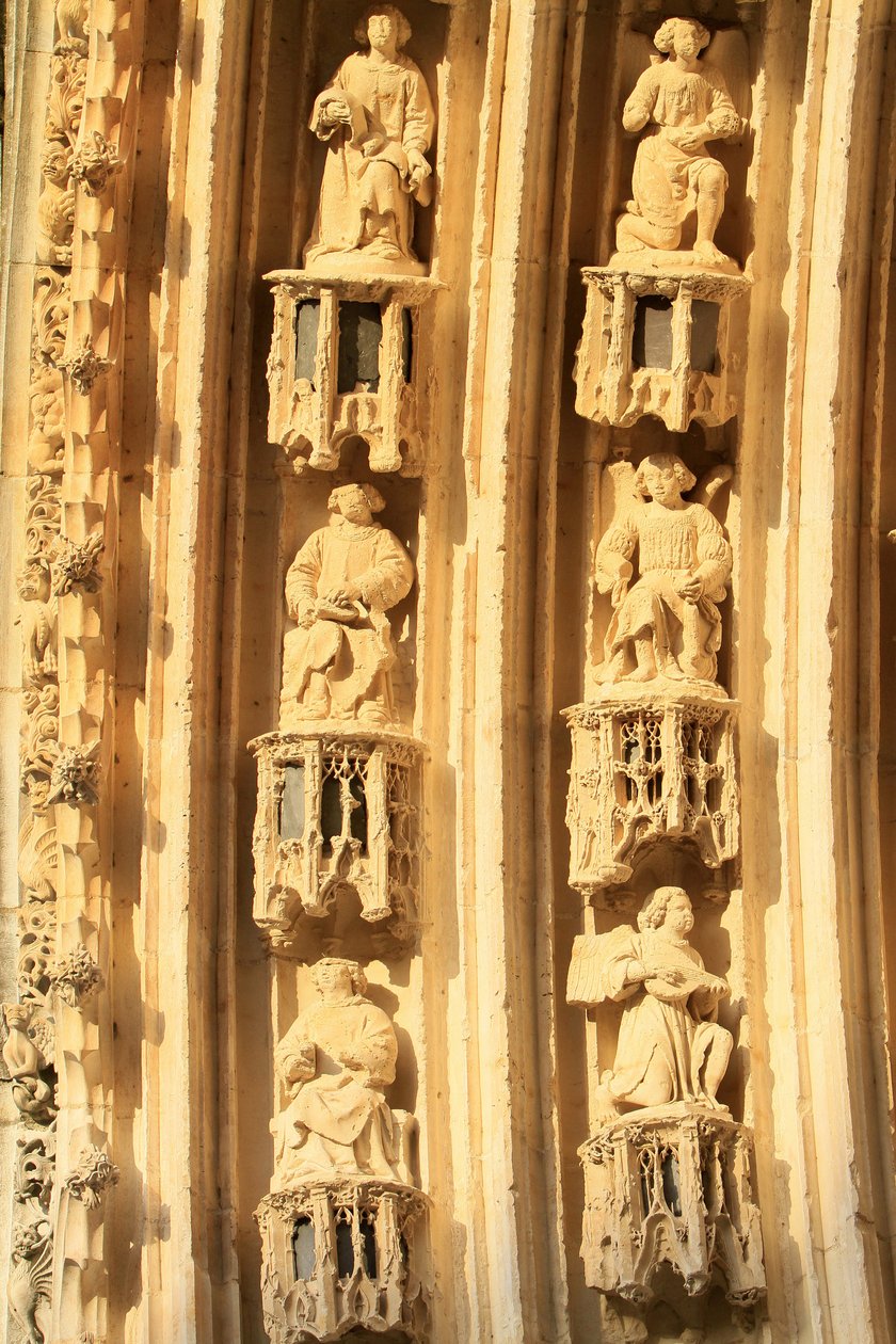 Katedrála sv. Štěpána archivolt. Podrobnosti, Bourges, Francie od Unbekannt