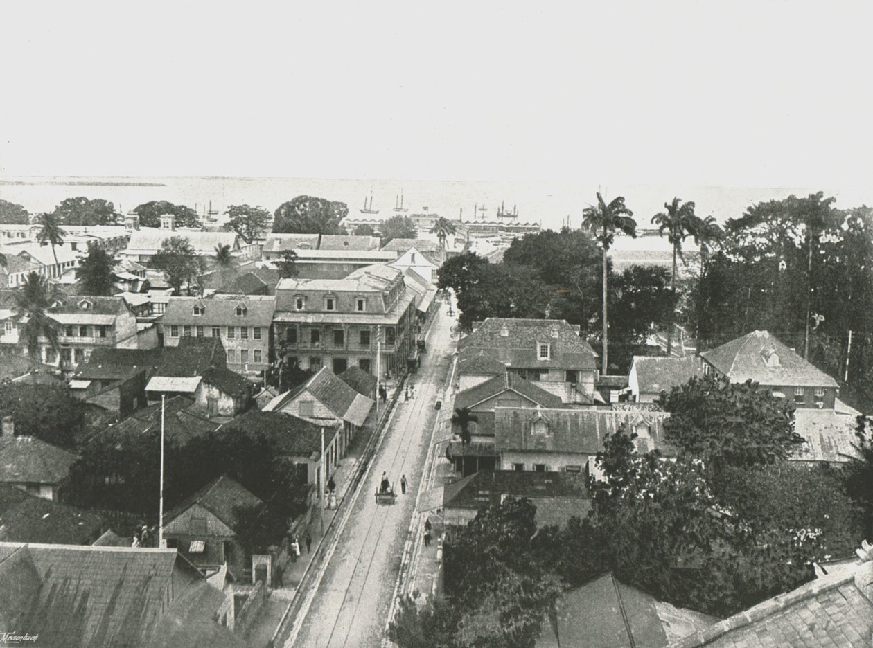 St Vincent Street, Port of Spain, Trinidad, 1895. od Unbekannt