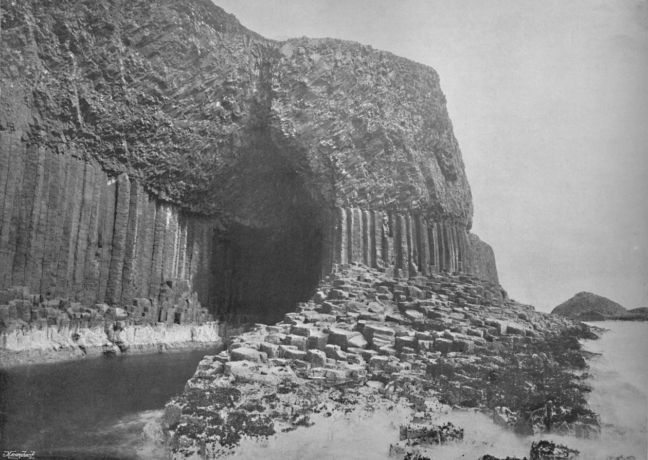 Staffa - jeskyně Fingals, 1895 od Unbekannt