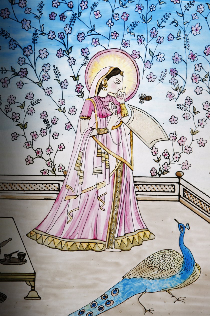 Vitráže v chrámu Iskcon, Londres, Grande-Bretagne od Unbekannt