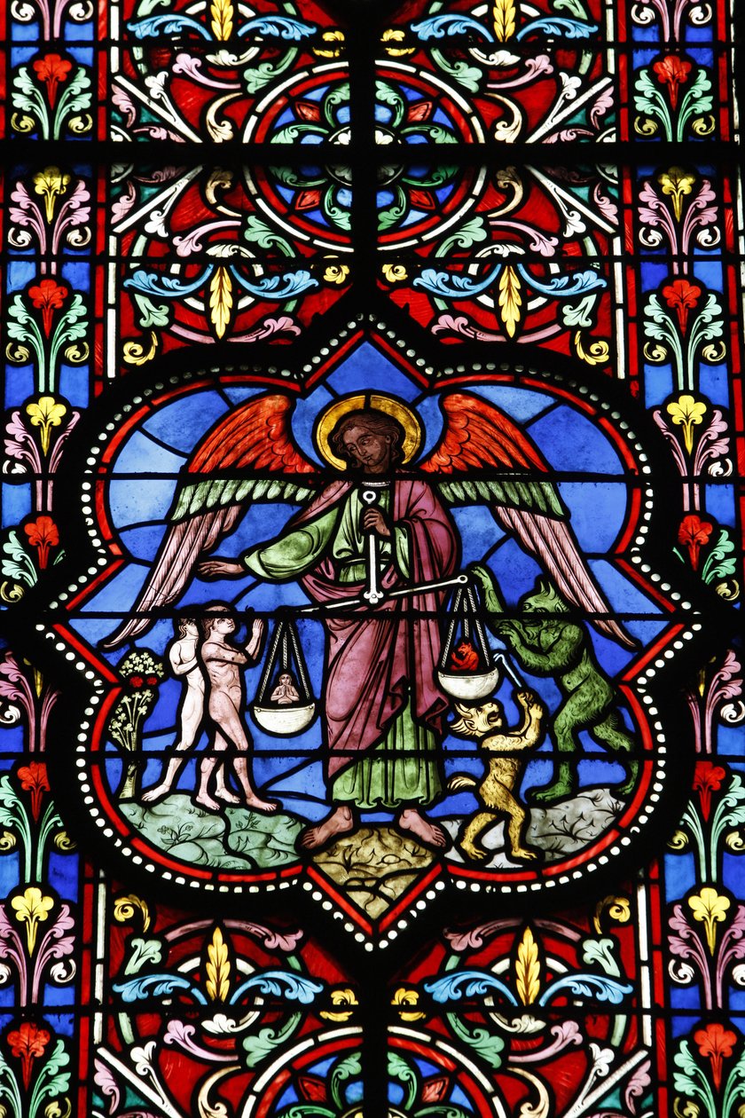 Vitráže v katedrále Notre Dame de Bayeux, Bayeux, Francie od Unbekannt