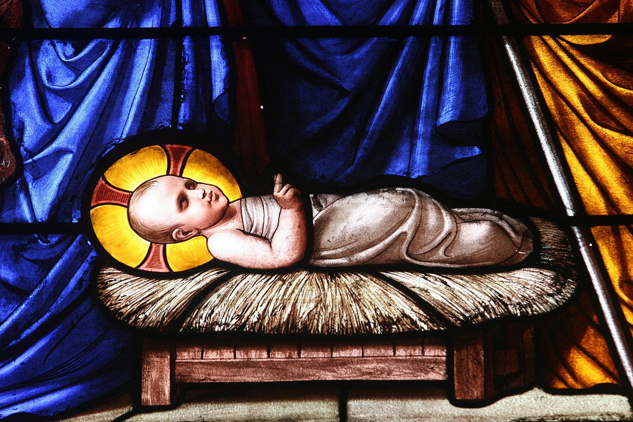 Okno z barevného skla: Nativity Geneve Švýcarsko od Unbekannt