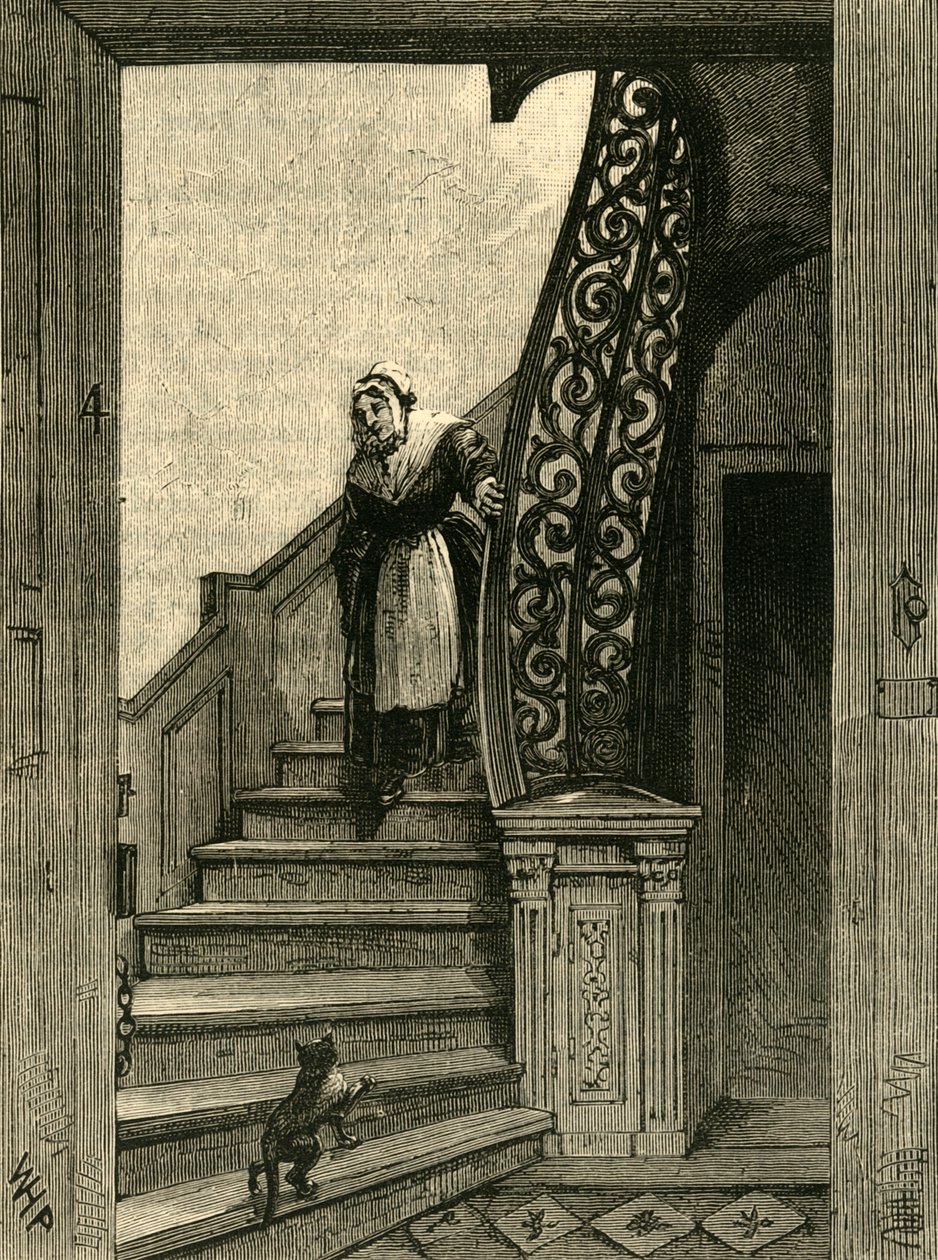 Schodiště v Southampton House, c1872. od Unbekannt