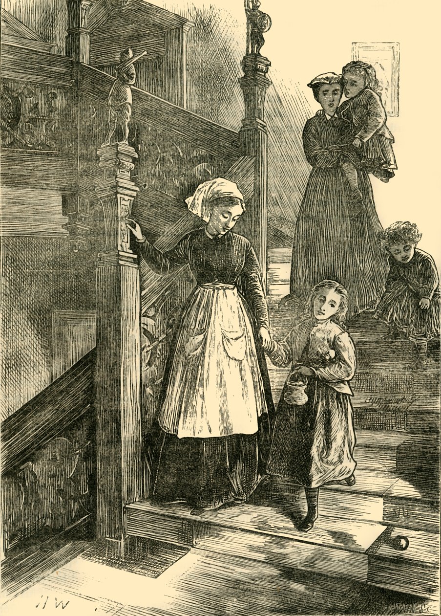 Schodiště Cromwell House, 1876, c1876. od Unbekannt