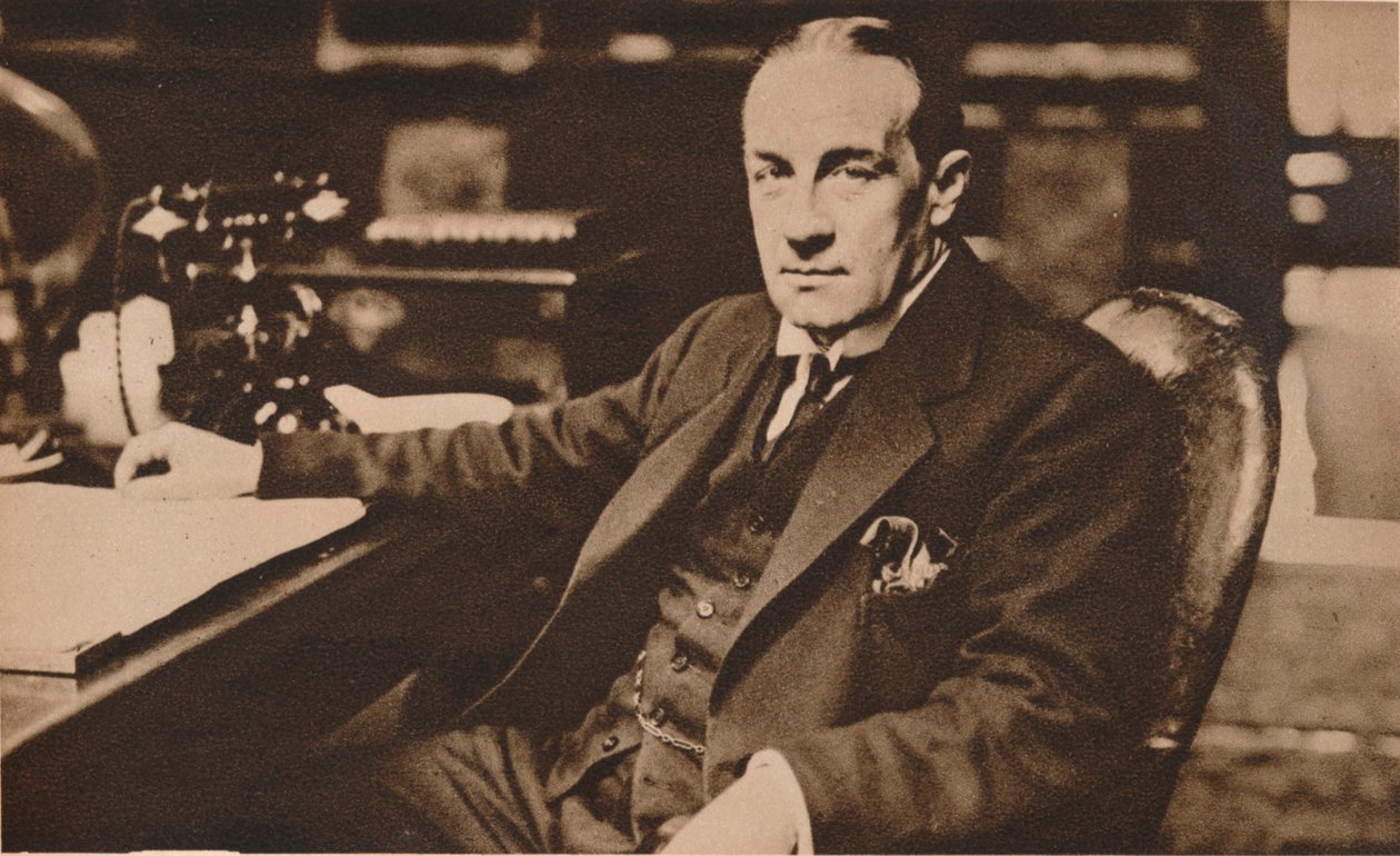 Stanley Baldwin, nově zvolený premiér Spojeného království, květen 1923 1935. od Unbekannt