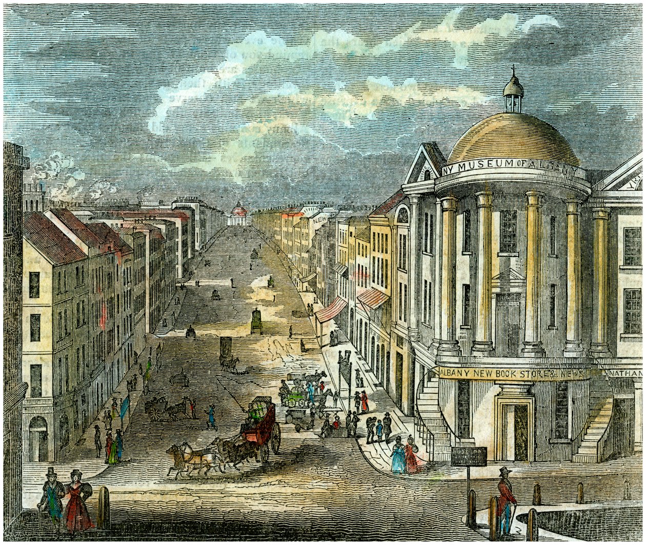 State Street, Albany, New York, USA, c1835 od Unbekannt