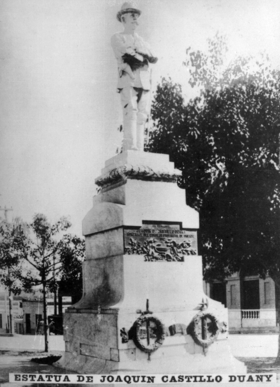 Socha Joaquina Castillo Duanyho, 1858-1902, 20. léta 20. století od Unbekannt