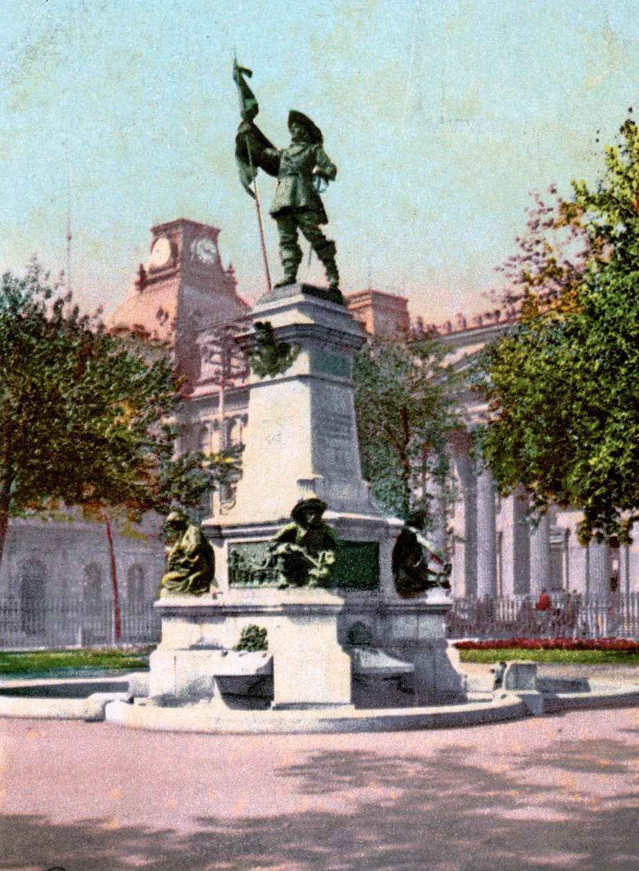 Socha Paula Chomedey de Maisonneuve, Montreal, 1904 od Unbekannt