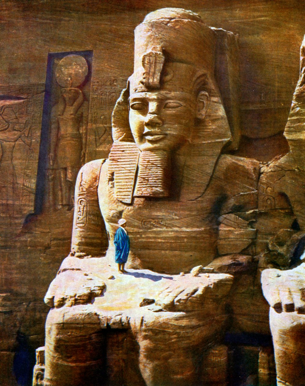 Socha Rameses II v Abu Simbel, Egypt, 1933-1934 od Unbekannt