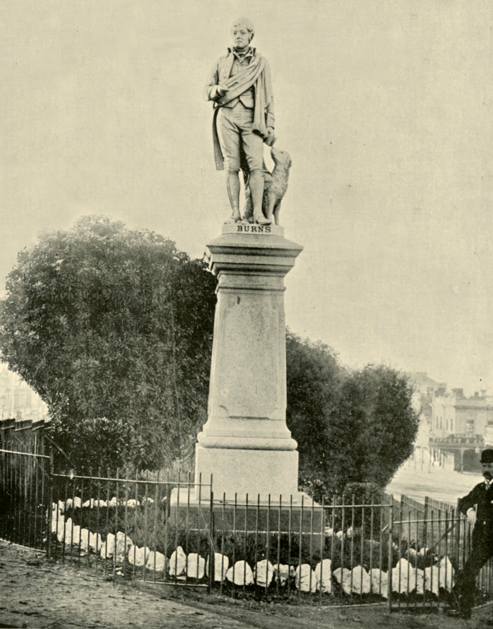 Socha Roberta Burnse, Ballarat, 1901. od Unbekannt