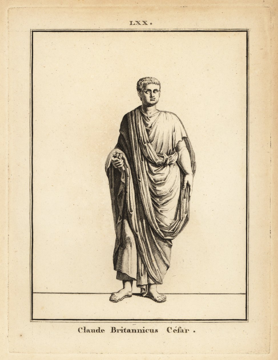 Socha římského císaře Claudia, Tiberius Claudius Caesar Augustus Germanicus od Unbekannt