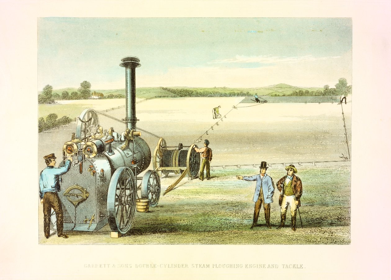 Parní orba, c1860 od Unbekannt