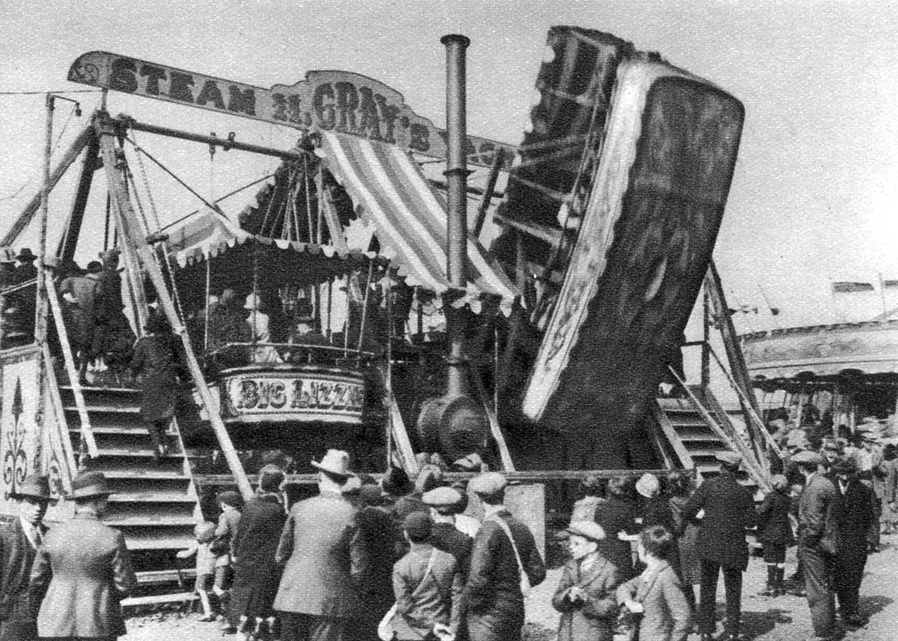 Parní jachta, bankovní prázdninová pouťová atrakce na Hampstead Heath, Londýn, 1926-1927 od Unbekannt