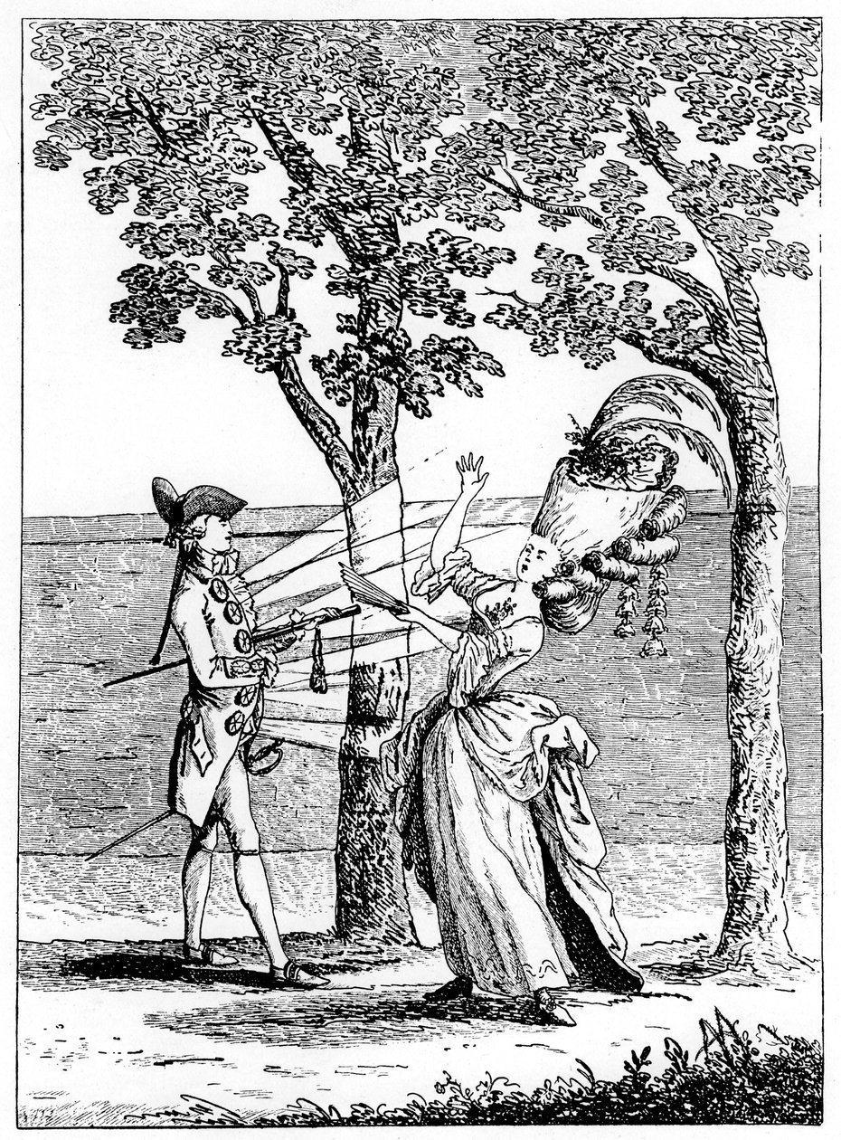 Ocelové knoflíky, knockout, 1777 od Unbekannt