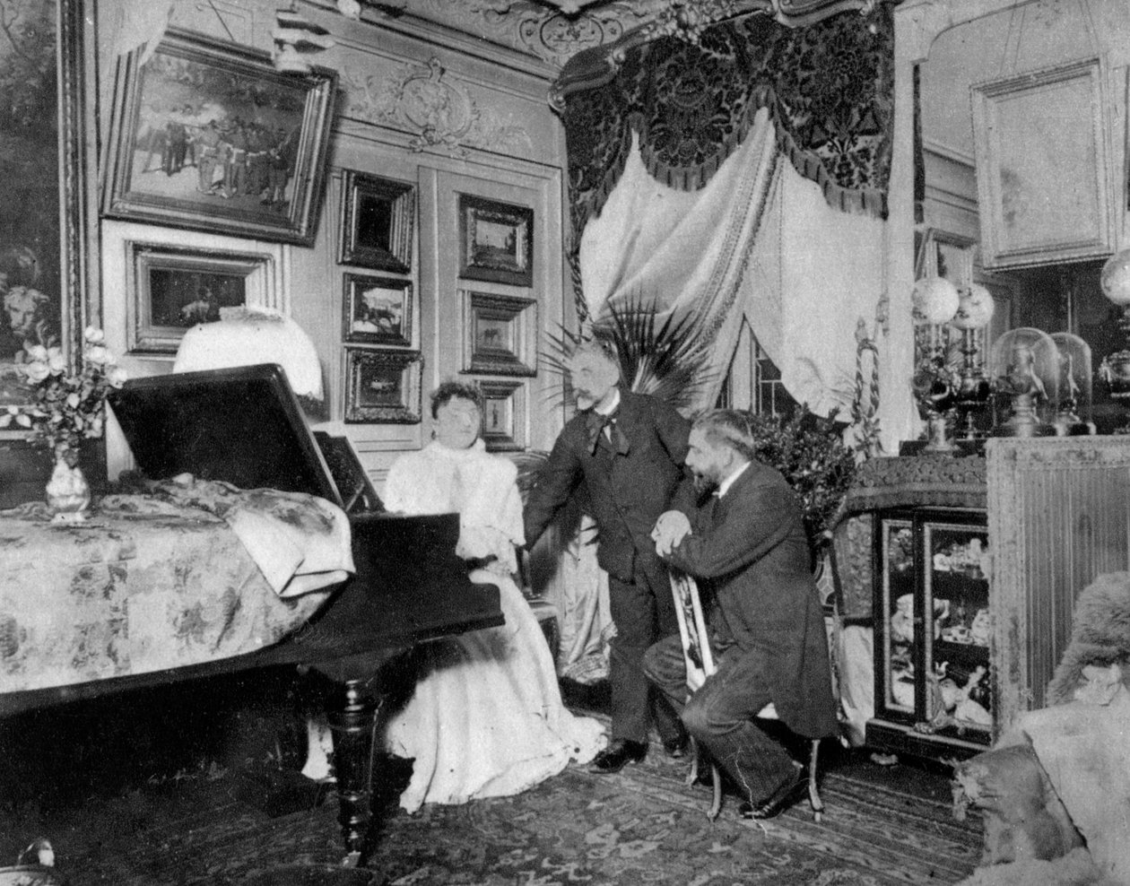 Stephane Mallarme, francouzský básník a kritik, c 1890s od Unbekannt