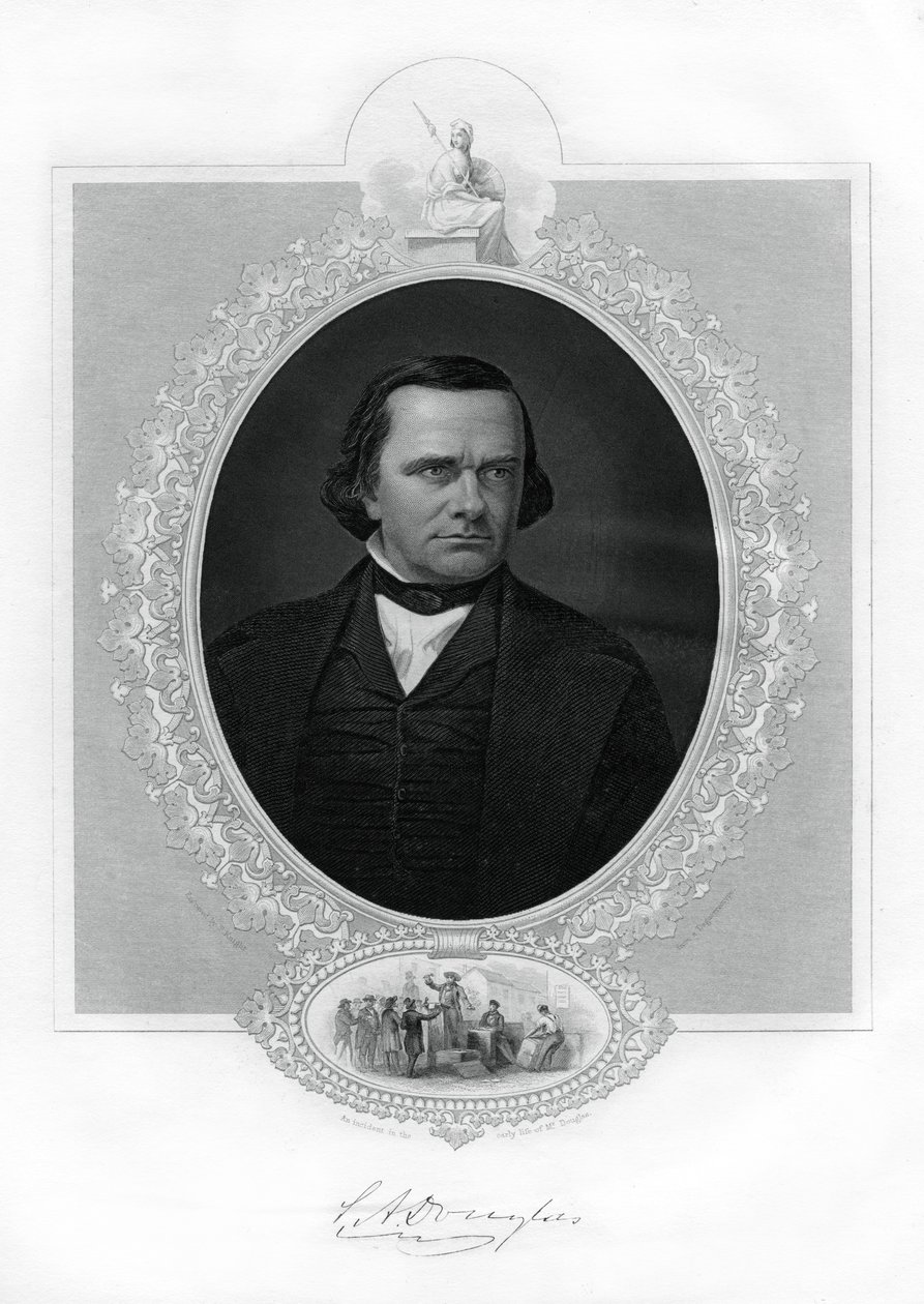 Stephen A Douglas , americký politik, 1862-1867 od Unbekannt